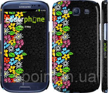Чохол на Samsung Galaxy S3 i9300 квітковий орнамент "2390c-11", фото 1