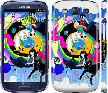 Чехол на Samsung Galaxy S3 Duos I9300i Adventure time. v3 "2455c-50"