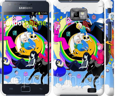 Чехол на Samsung Galaxy S2 Plus i9105 Adventure time. v3 "2455c-71"