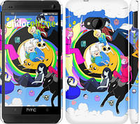 Чехол на HTC One M7 Adventure time. v3 "2455c-36"