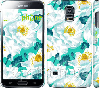 Чохол на Samsung Galaxy S5 g900h квітковий візерунок м5 "2501c-24"