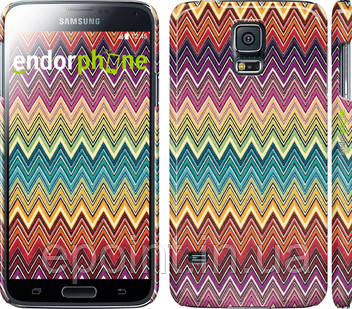 Чохол на Samsung Galaxy S5 Duos SM G900FD Шеврон v4 "1059c-62"