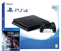 PlayStation 4 SLIM Bundle (500 Gb, чорний, Star Wars Jedi Fallen Order)