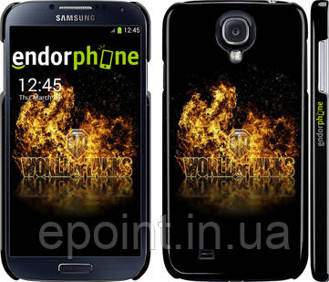Чехол на Samsung Galaxy S4 i9500 World of tanks. Logo "635c-13"
