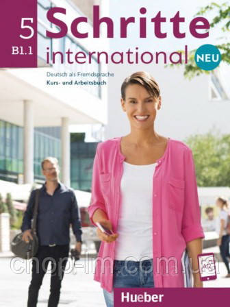 Schritte international Neu 5 Kursbuch + Arbeitsbuch mit Audio-CD (підручник + робочий зошит + диск, нов/изд.)