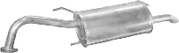 Глушитель Хюндай Лантра (Hyundai Lantra) 90-95 1.5i (10.02) Polmostrow алюминизированный