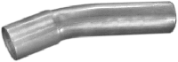 Труба конечная Вольво 460 (Volvo 460) (31.205) 1.6i; 1.7i; 1.8i sedan 94-97 Polmostrow алюминизированный