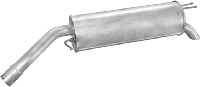Глушитель Фиат Стило (Fiat Stilo) 1.9 JTD 01- (07.432) Polmostrow алюминизированный