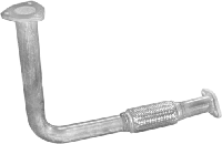 Приемная труба Киа Карнивал (Kia Carmival) 2.9 TDi 99-01 (47.21) Polmostrow алюминизированный