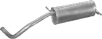 Глушитель Шкода Фабия / Фольксваген Поло / Сеат Ибица 1.2 - 12V 01-07 (24.48) Polmostrow