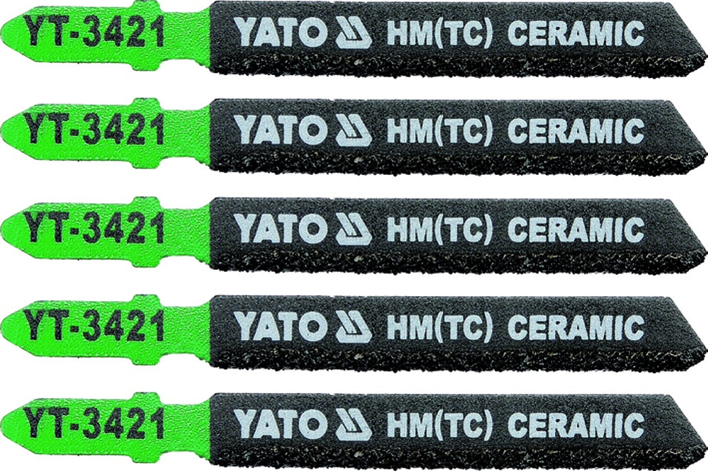 Набір полотен для лобзика по кераміці Yato YT-3421 (5 шт.)