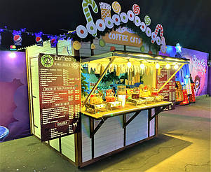 Компания "Промконтракт" изготовила и поставила в Киев на ВДНХ торговые киоски и павильоны для сезонного развлекательного парка «Зимова країна... 24