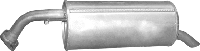 Глушитель Хюндай Гетс (Hyundai Getz) 1.1i-12V 02- , 1.3i-12V 02-06 (10.63) Polmostrow алюминизированный