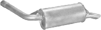 Глушитель Форд Сиерра (Ford Sierra) 84-93 1.6 kat (08.54) Polmostrow алюминизированный