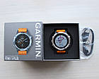 Смарт-годинник Garmin 5 Plus Sapphire, Titanium with Solar Flare Orange Band титановий з оранжевим ремінцем, фото 7