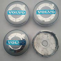 Колпачки в диски Volvo 56-60 мм серые