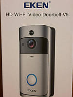 Дверной видео звонок. Eken Wi-Fi video doorbell v5. С вызовом на смартфон.