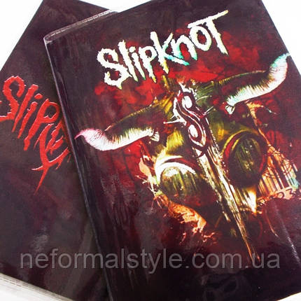 Обкладинка ПВХ на паспорт "Slipknot", фото 2