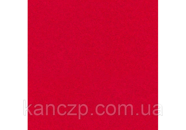 Фетр листовий (поліестер), 20х30 см, 180 г/м2 червоний (2 мм), фото 1