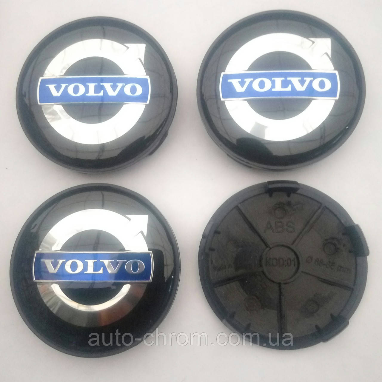 Ковпачки в диски Volvo 65-68 мм, фото 1