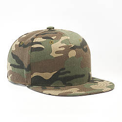 Бейсболка без логотипу INAL snap back 5 панелей M / 55-56 Хакі 219255