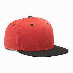 Бейсболка без логотипу INAL snap back 5 панелей M / 55-56 Червоний 219455