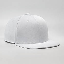 Бейсболка без логотипу INAL snap back 5 панелей L / 57-58 Білий 222557