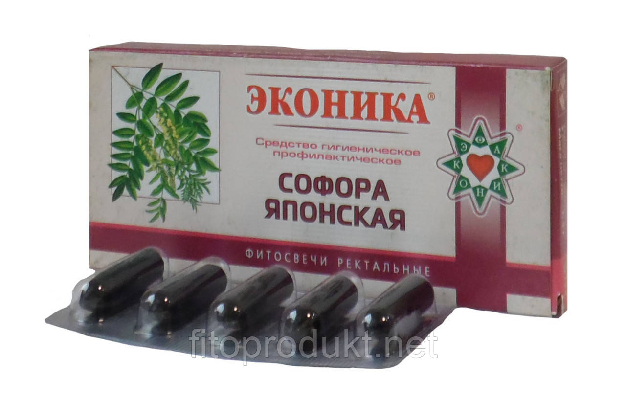 Софора японська фітосвічка з рослинних екстрактів No10 Еконіка