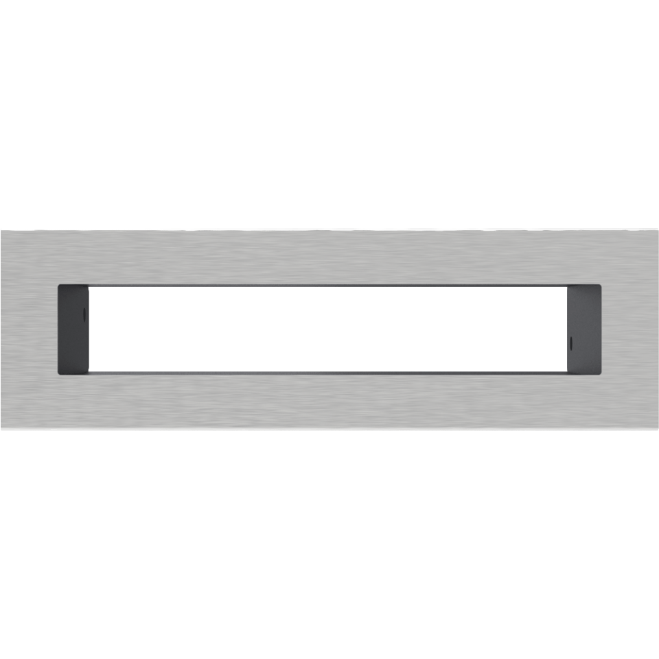 Вентиляційна решітка Tunel 6х20 см inox, фото 1