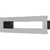 Вентиляційна решітка Tunel 6х20 см inox, фото 2