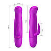 Вібратор Pretty Love Blithe Vibrator Purple, фото 7