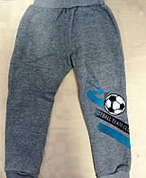 Утепленные спортивные штаны "FOOTBALL" для мальчика Венгрия Taurus на 1-2 года серые