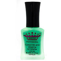 Рідка стрічка для захисту кутикули Master Professional Зелена 15 мл