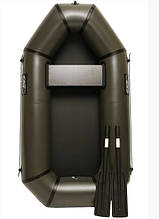 Надувна лодка Grif boat GL-190 з ПВХ одномісна вантажопідйомність 170 кг довжина 190 см армований матеріал комплект: насос
