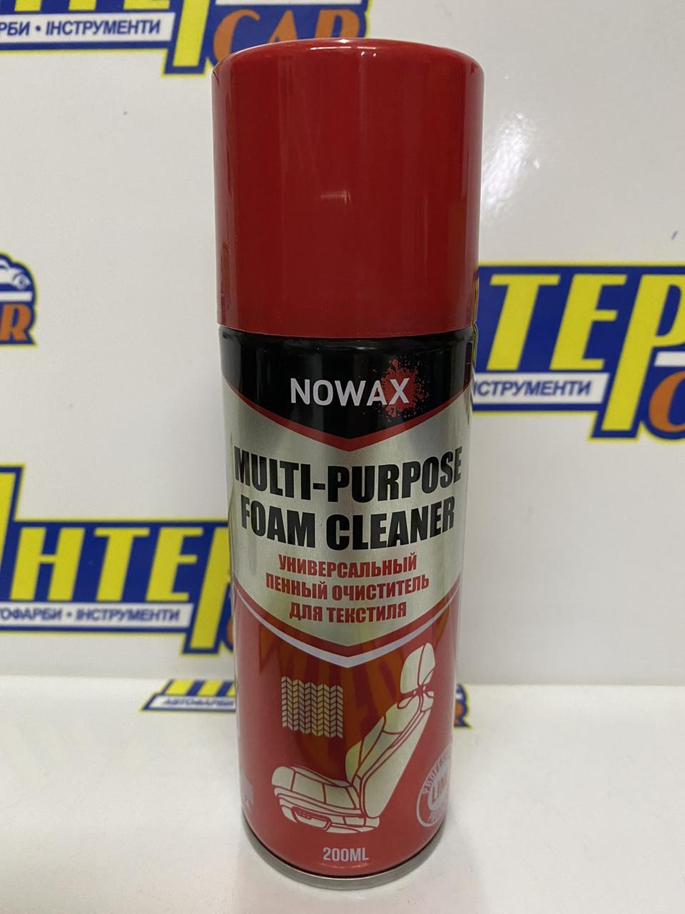 Універсальний очищувач текстилю пінний Multi-Purpose Foam Cleaner NOWAX (NX20021) 200мл