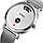 Skmei 1489 сріблясті оригінальні годинники, фото 2