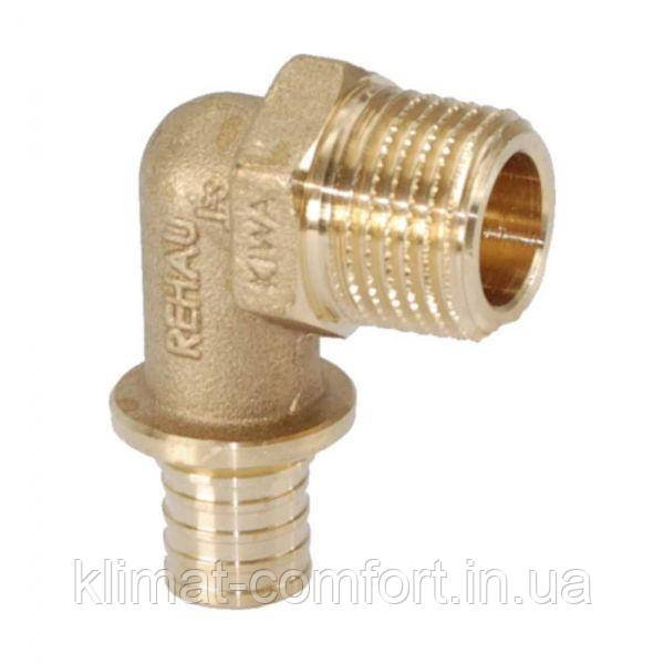 Куточок Rehau Rautitan RX із зовнішньою різзю 16-Rp 1/2 (366088001)