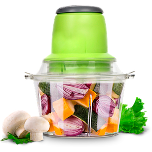 Подрібнювач електричний Блискавка Мультифункційний АА-0021, зелений