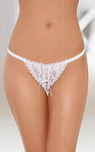 Жіночі стрінги Softline 2250, білі S-L