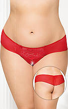 Жіночі стрінги Softline 2433, червоні 2XL