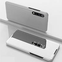 Чохол-книжка Mirror для Samsung A30S 2019 Дзеркальний Срібло