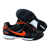 Футбольні бампи (сороконіжки) Nike Tiempo A888-7 Black, р. 39