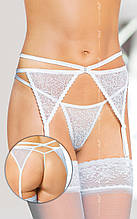 Пояс для панчіх Softline 3318, білий S/M