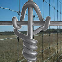 Вольєрна сітка Вузолфікс 2.44х35 м (лісова сітка, сітка з фіксованим вузлом)