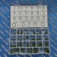 Набір гумових прокладок, зелені ( 120 штук по 5 прокладок кожного типу ) Errecom RK 1048