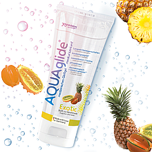 Оральний лубрикант із ароматом екзотичних фруктів на водній основі AQUAglide Exotic, 100 мл