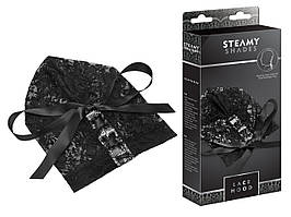 Легка фетиш-стильна капюшонка з мереживом Steamy Shades Lace Hood