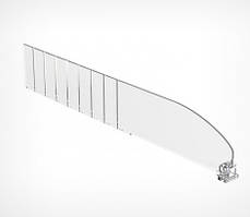 DIV60 Роздільник пластиковий висотою 60 мм, довжиною 335-485 мм DIV60-В