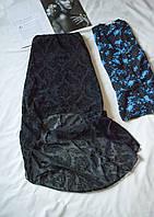 Черная длинная гипюровая юбка boohoo, размер s