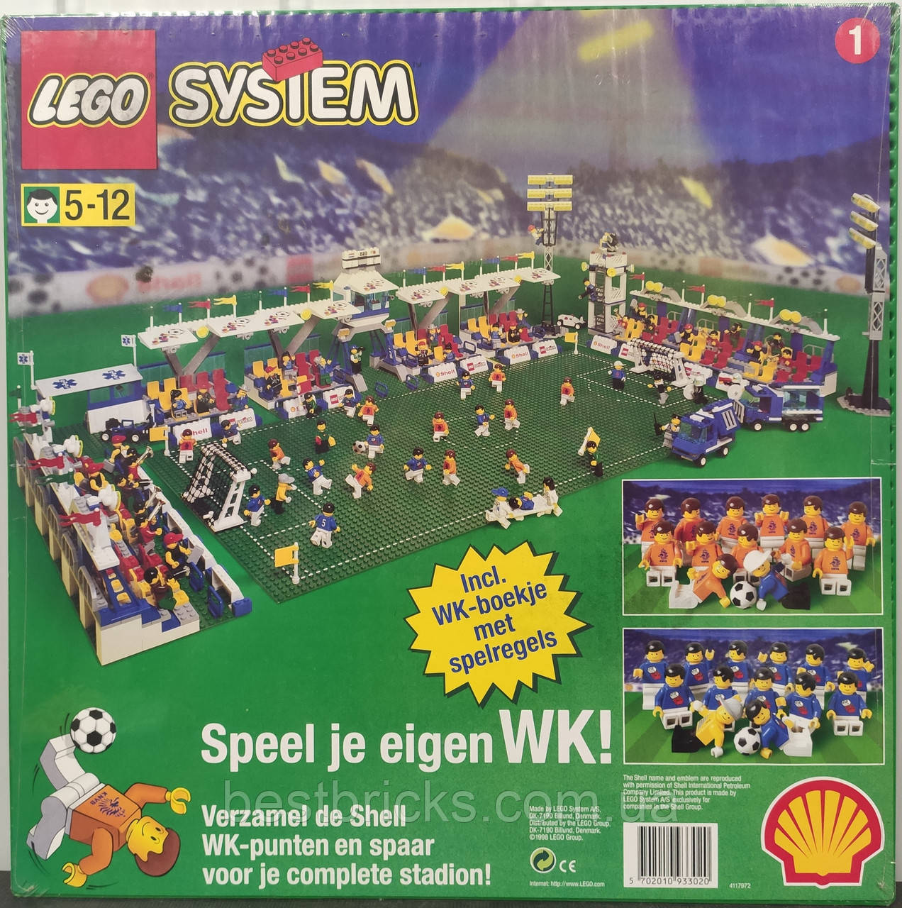 Lego System Велика зелена будівельна пластина (комплект із 2 шт.) 3302